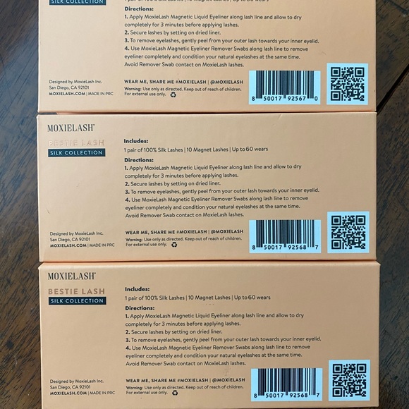 NEW MOXIELASH HONEY Magnetic Brown Lashes. - Picture 2 of 5